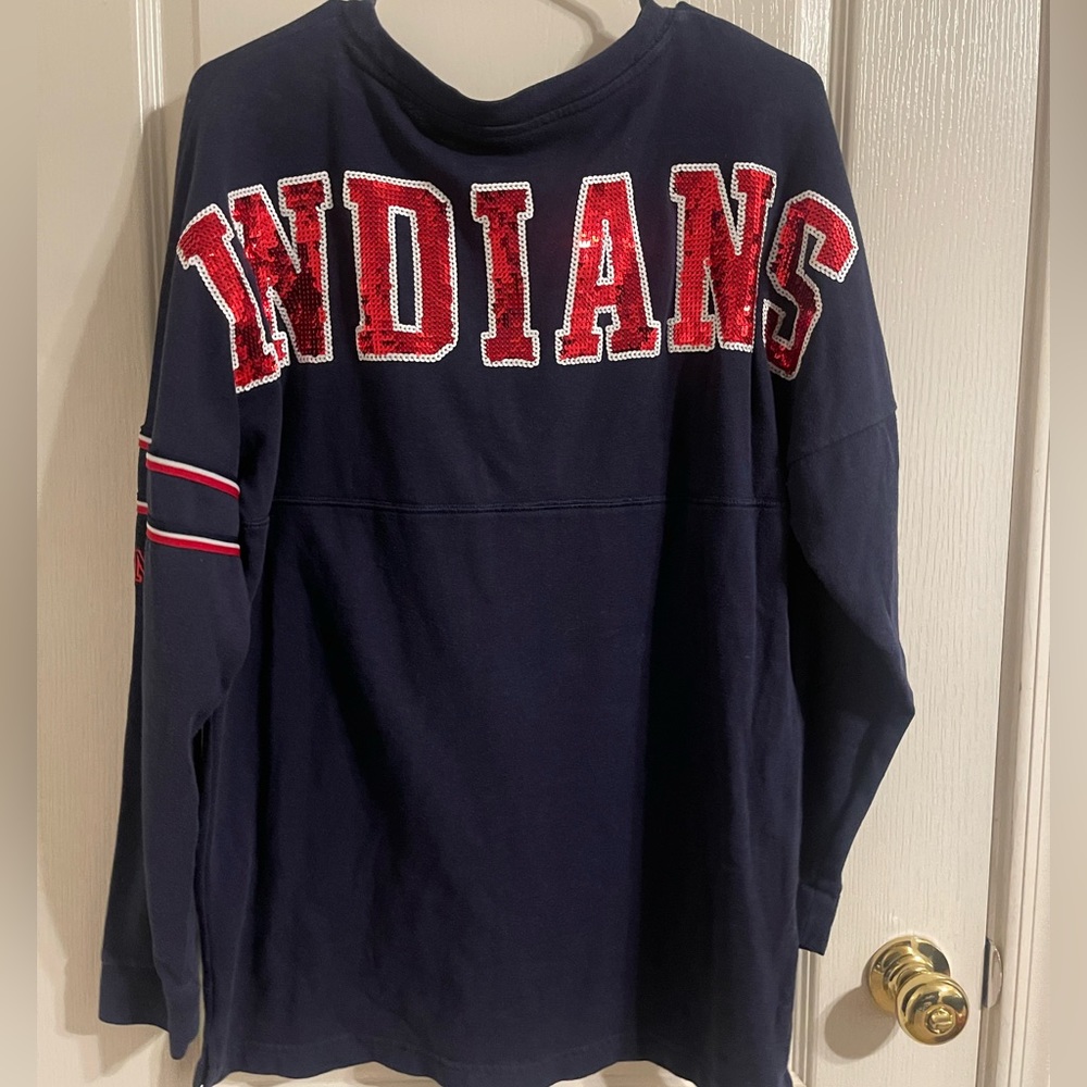 VS PINK Cleveland Indians Oversized Crew